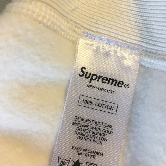 Supreme White Bogo Crewneck Accepting Offers F/W15 - Picture 5 of 8